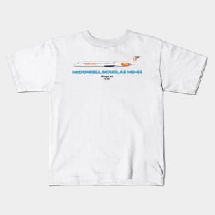 McDonnell Douglas MD-83 - Wings Air Kids T-Shirt